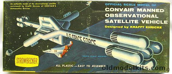 Strombecker 1/200 Convair Manned Observational Satellite Vehicle, D39-100 plastic model kit